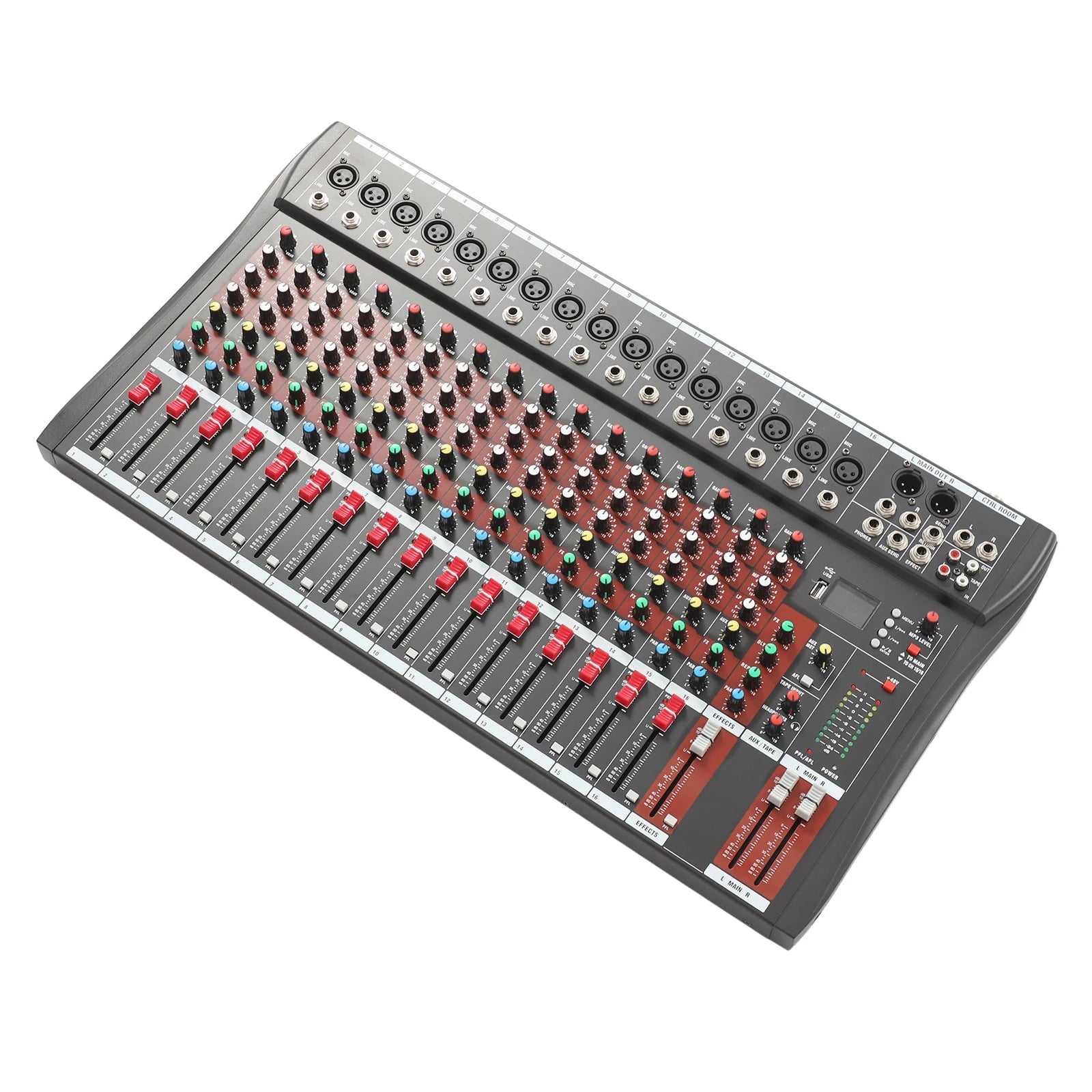 16 Channel Bluetooth Audio Power Mixer