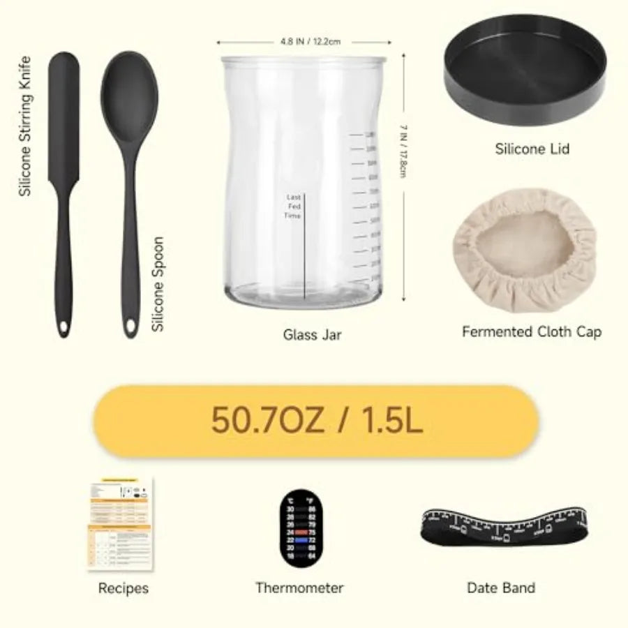 50oz Large Capacity Pro Sourdough Starter Kit