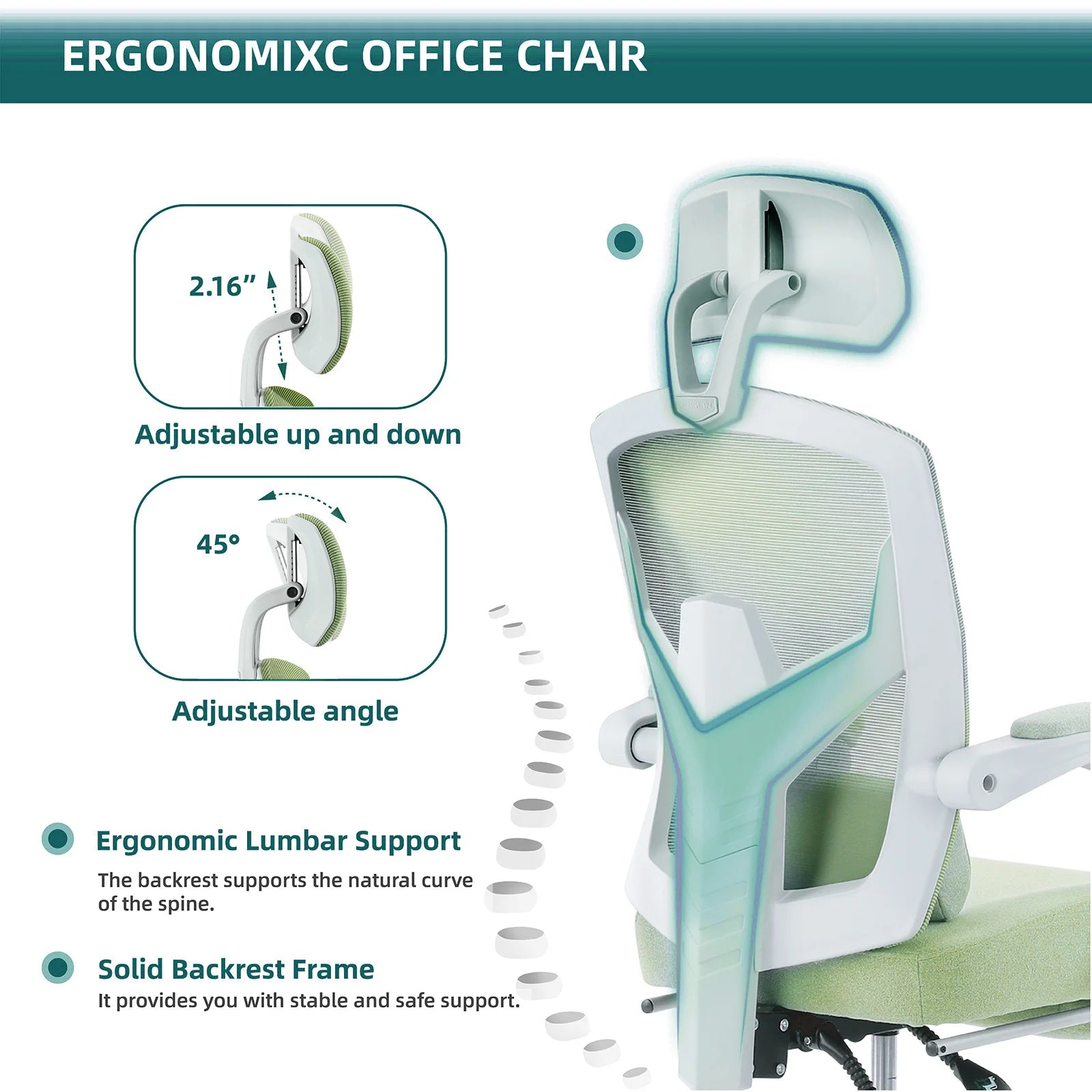 Ergonomic Reclining High Back Mesh Gaming Chair