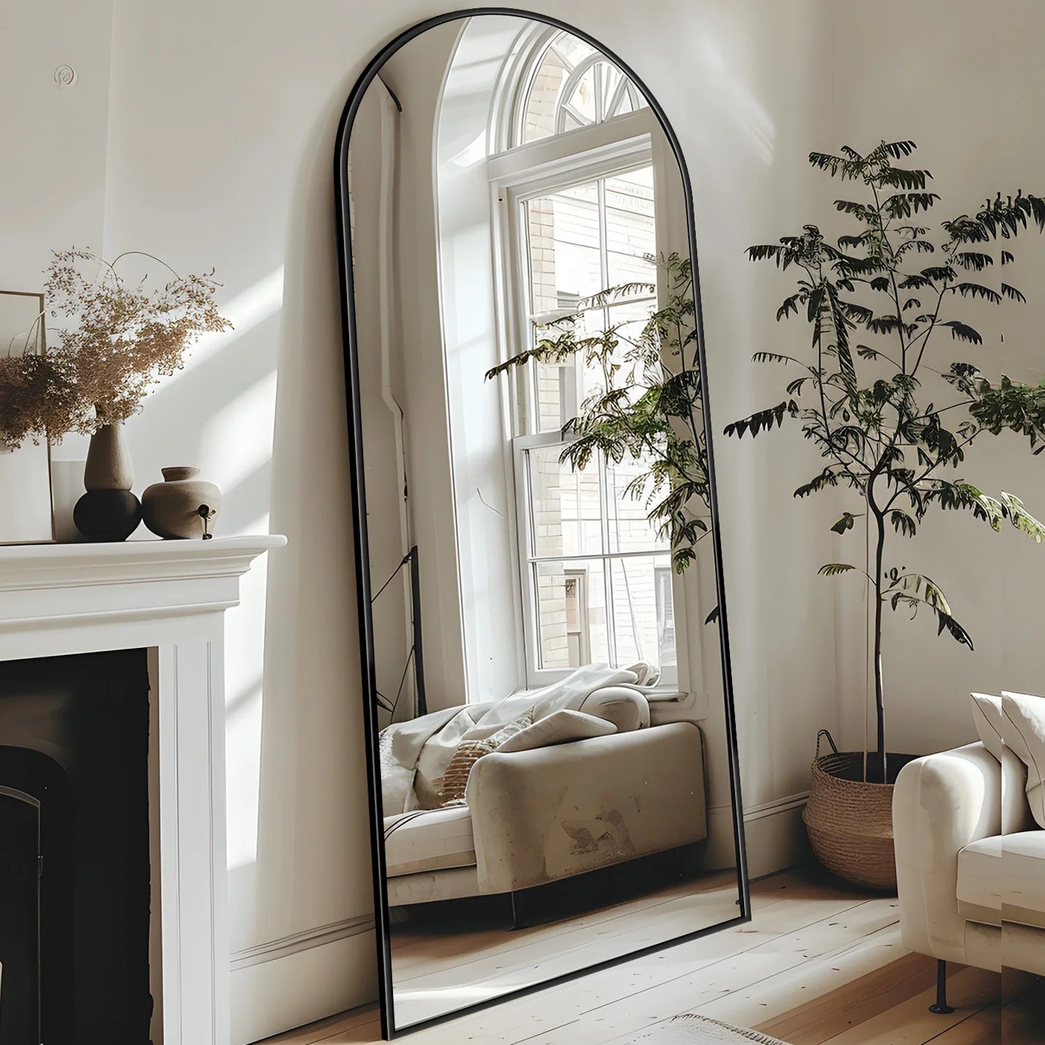 Full Length Body Mirror with Stand