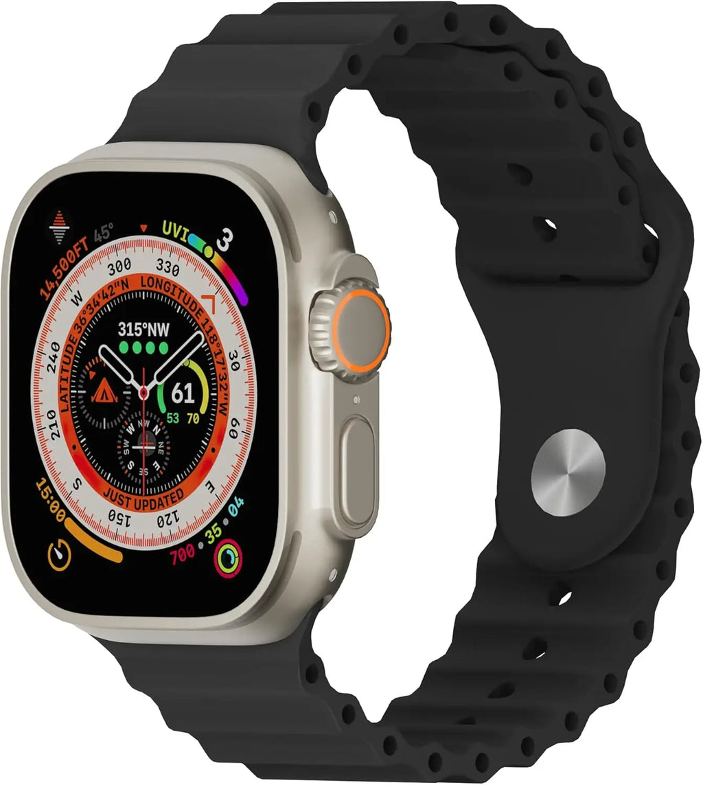 Touch Screen Smart Watches for Men Women with Case and 7 Watch Bands