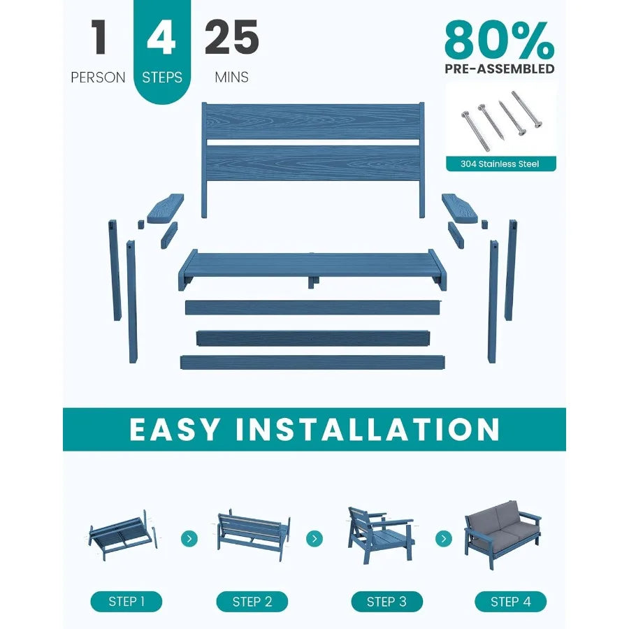 Outdoor Patio Loveseat