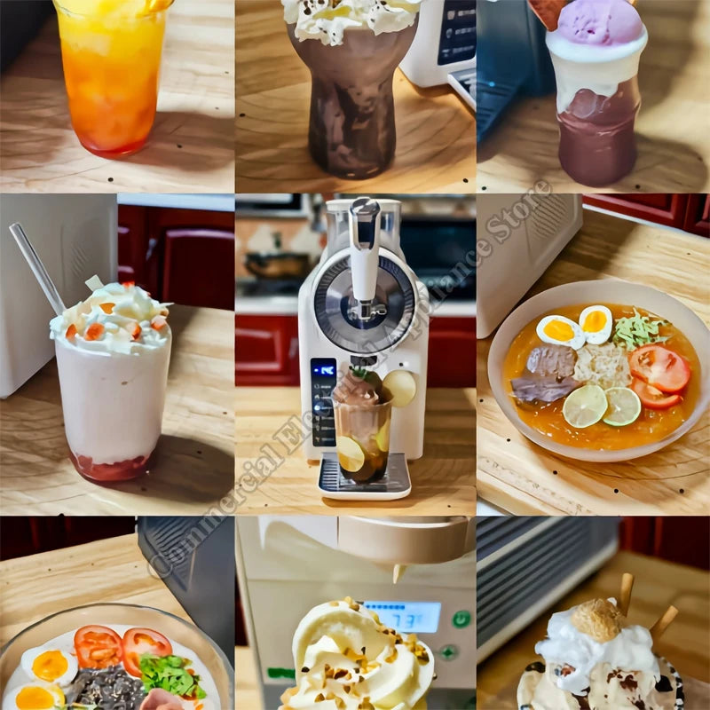 Electric Ice Cream, Milkshake, Portable Small Soft Drink, Smoothie Machine