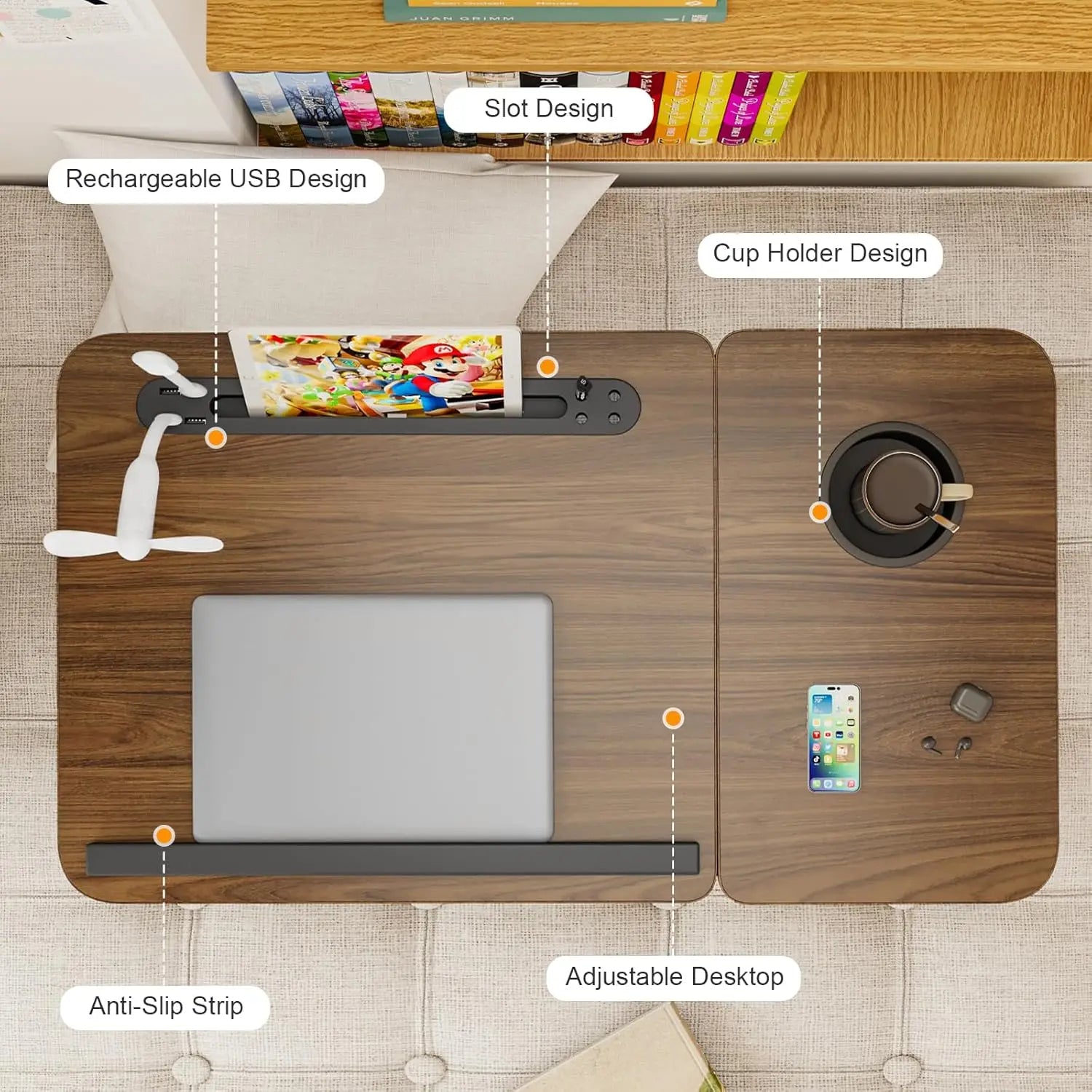 Adjustable Laptop Bed Desk