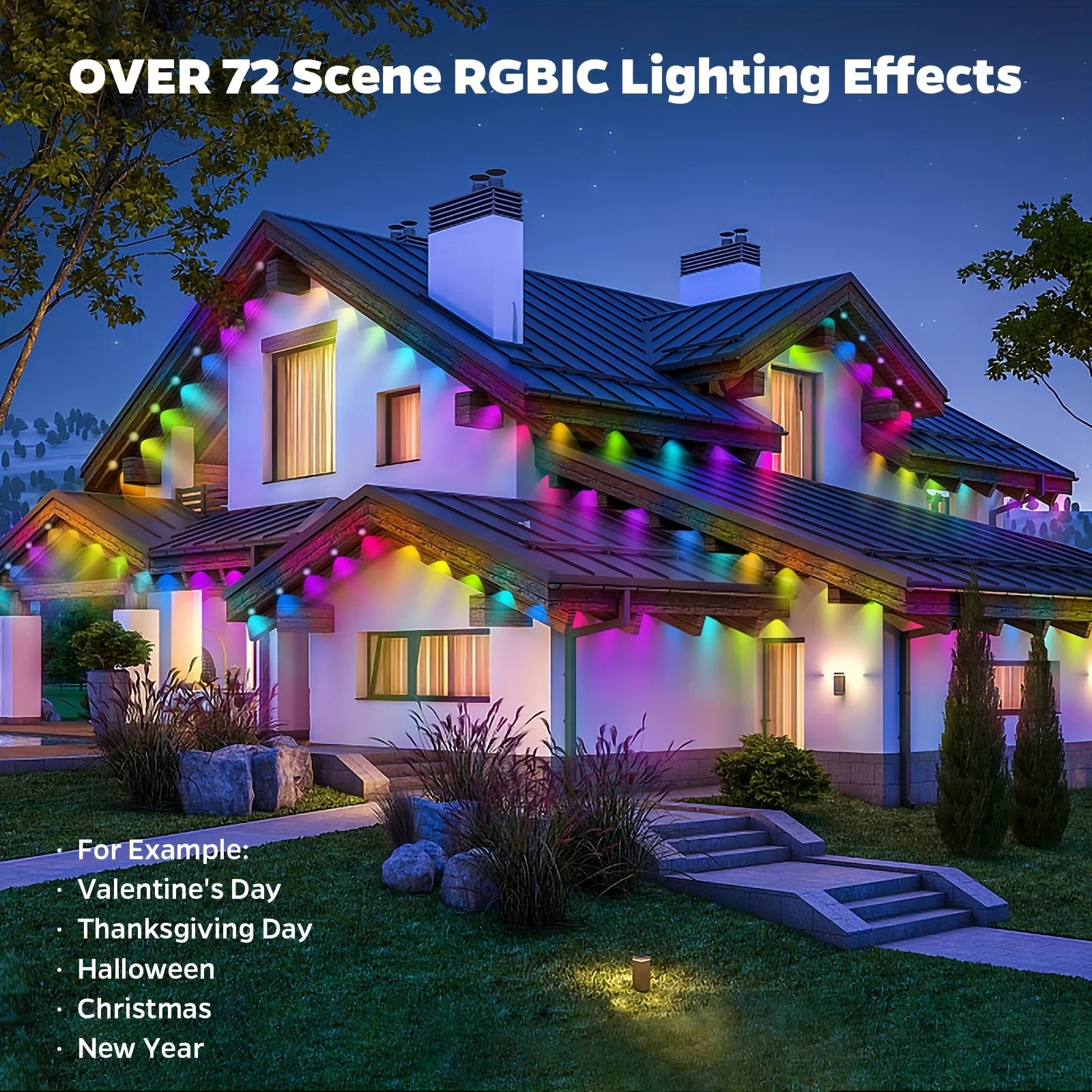 100ft -72 RGB+IC LEDs - 2 pcs