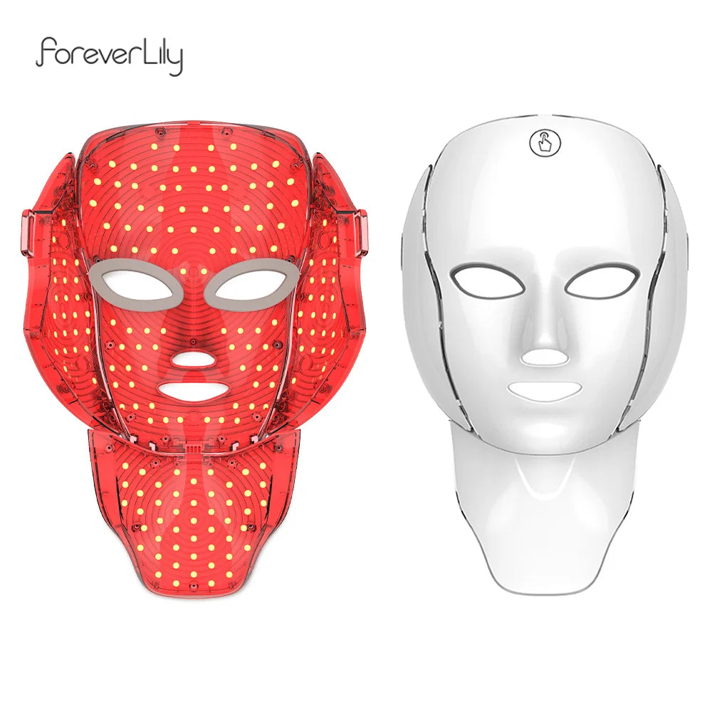 7-Color LED Facial & Neck Beauty Mask