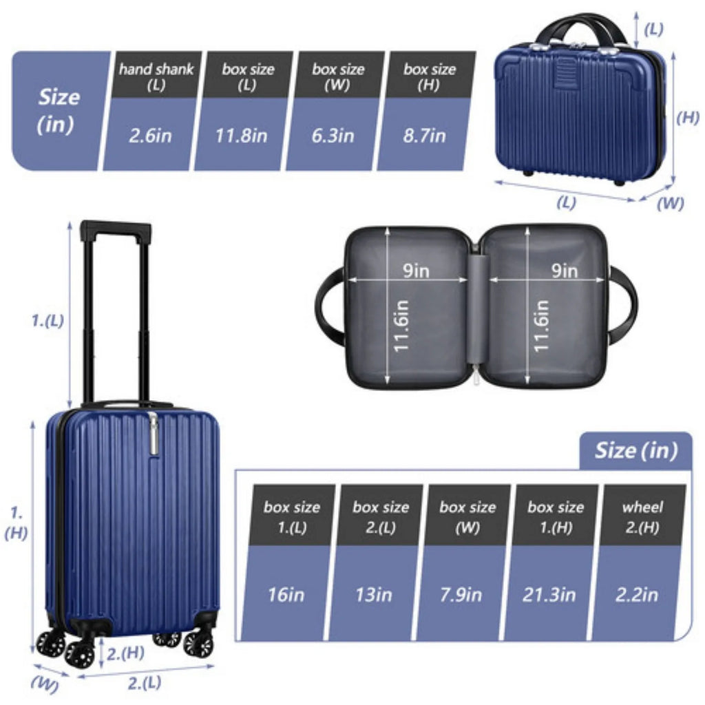 2-Piece Hardshell Luggage Set