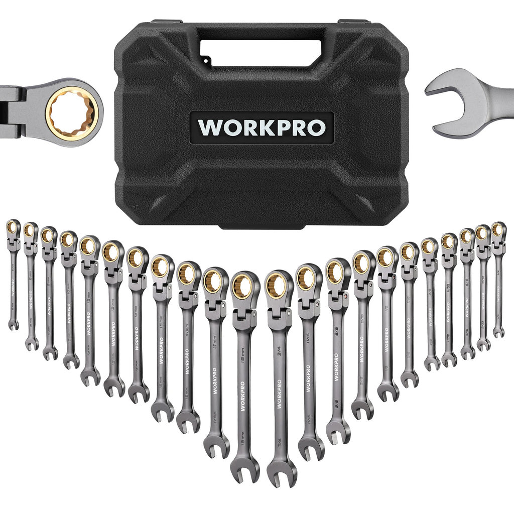 21pc Ratcheting Wrench Set