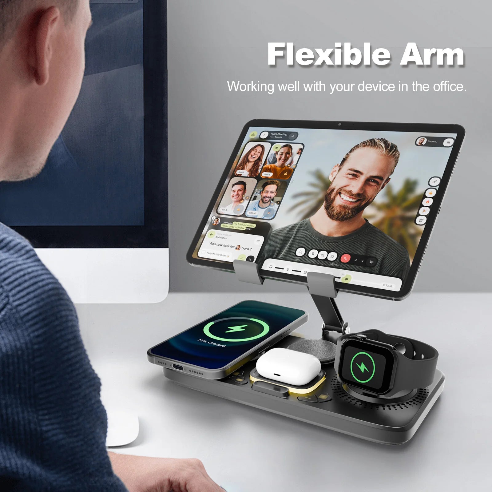 7 in 1 Wireless Charger Station