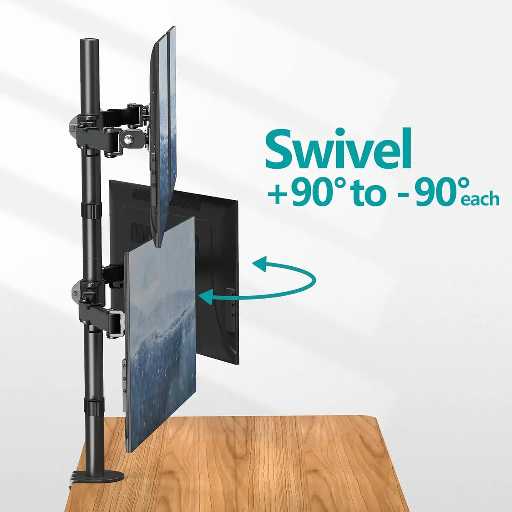Quad Monitor Stand for 13-32 Inch Screens