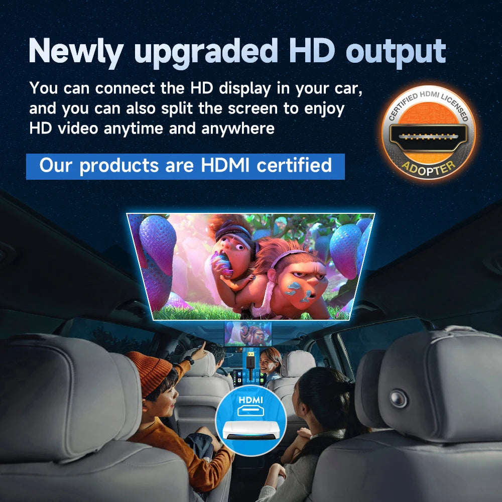 128G Android 13 Wireless Carplay Car Box