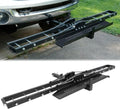 Heavy-Duty Hitch-Mount Motorcycle Carrier (600 lbs Capacity)