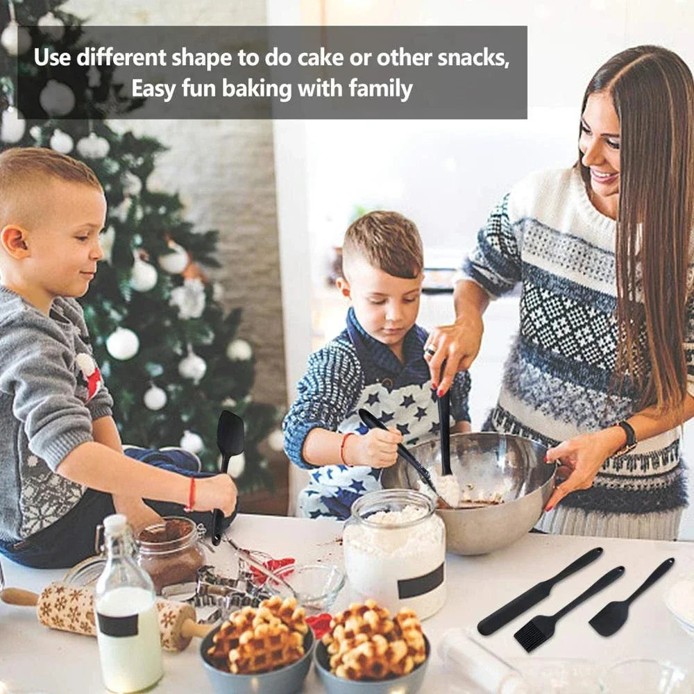 6 Pcs Food Grade Silicone Spatulas