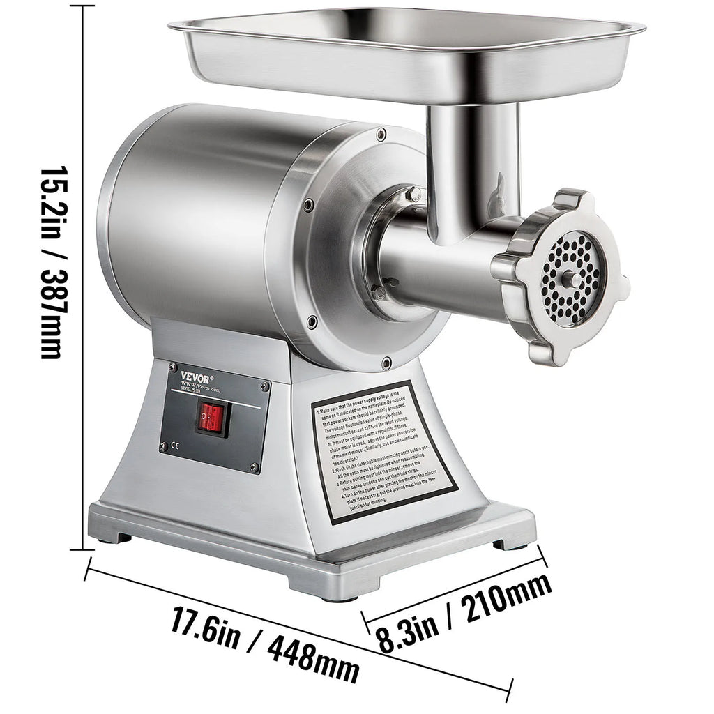 Electric Meat Mincer Chopper Heavy Duty Food Processors
