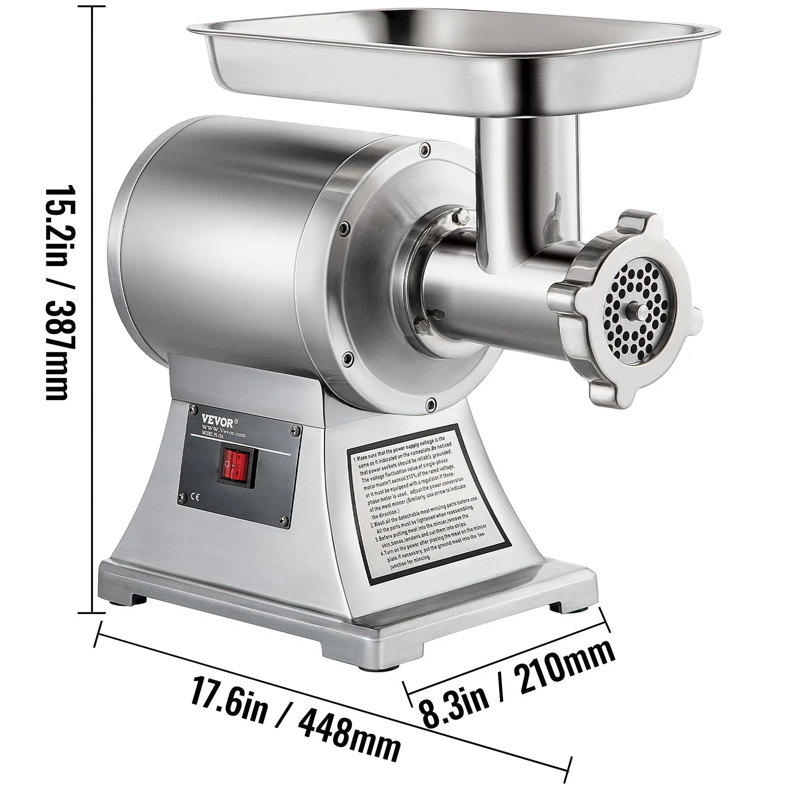 Electric Meat Mincer Chopper Heavy Duty Food Processors