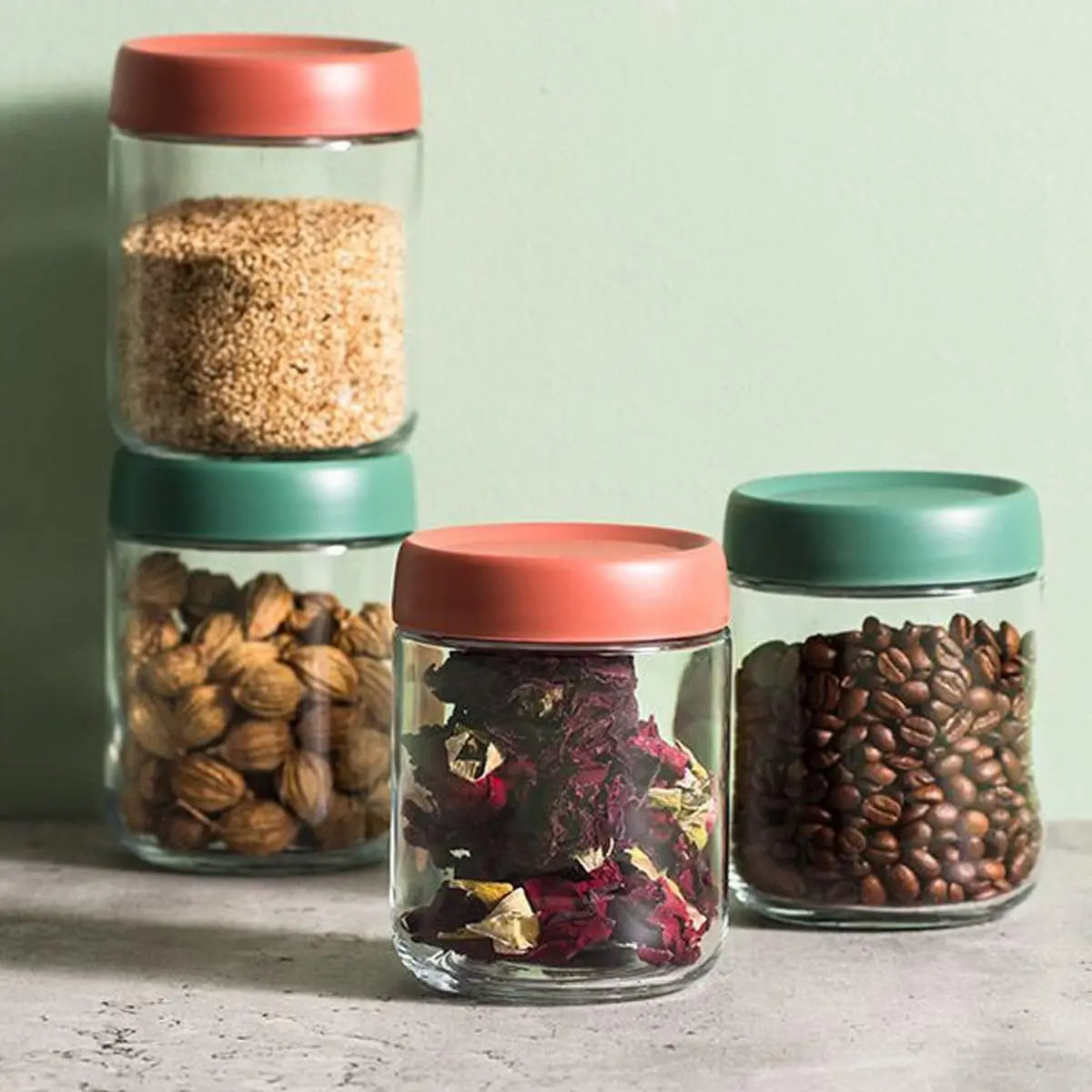 16oz Glass Mason Jars with Lids - Wide Mouth