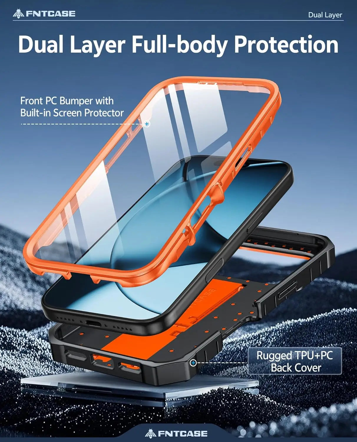 Military-Grade Shockproof iPhone Case