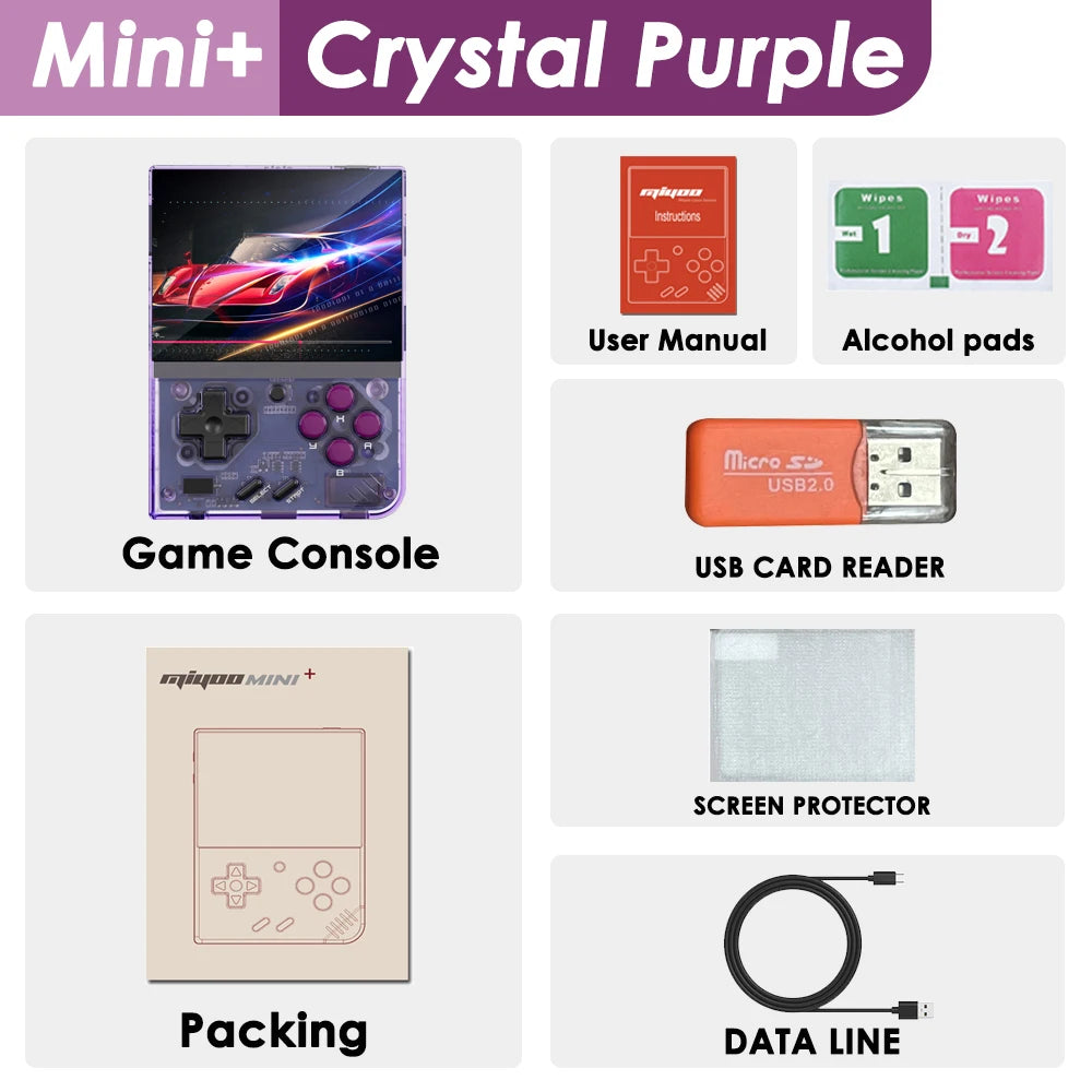 MIYOO Mini Plus Retro Handheld Game Console - Linux System