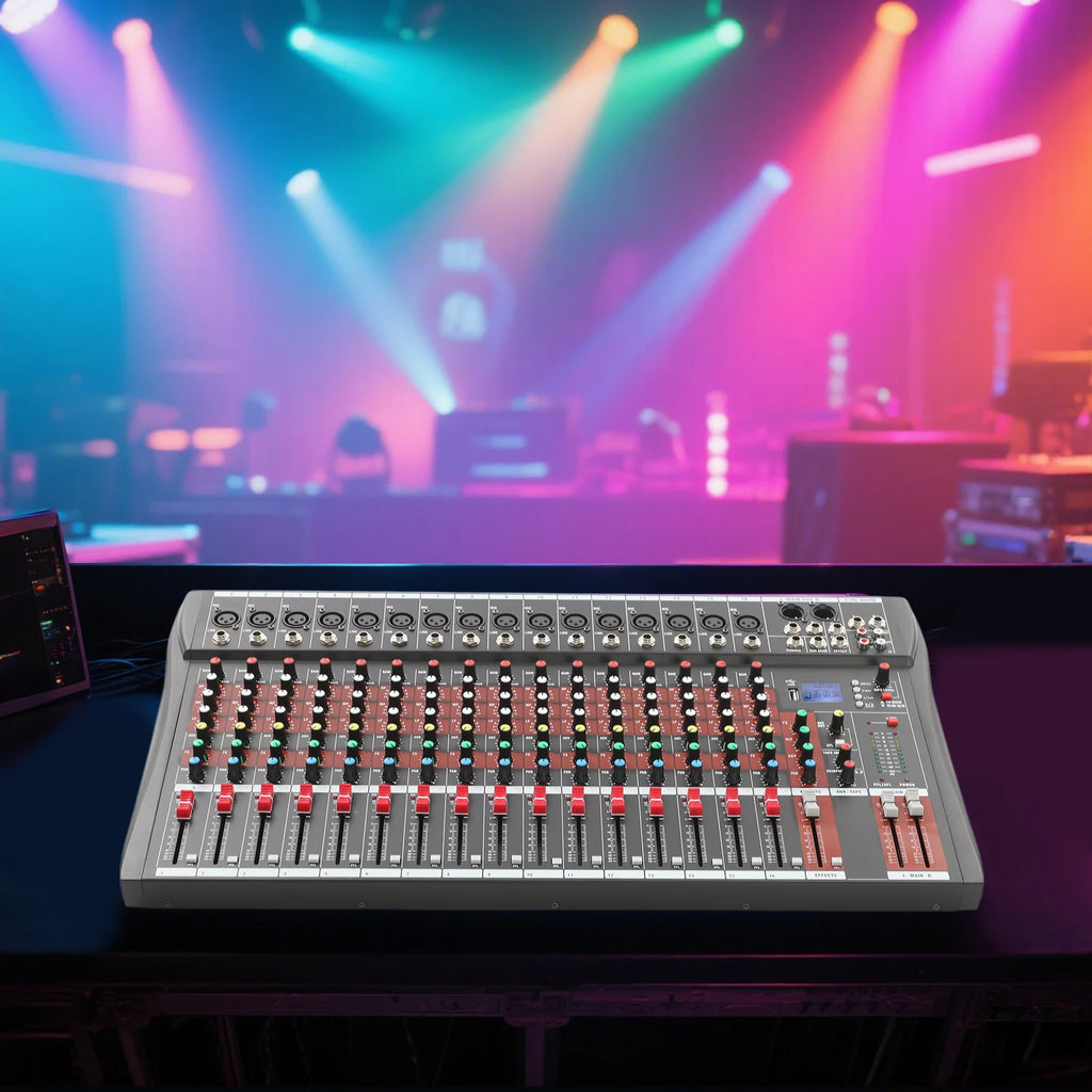 16 Channel Bluetooth Audio Power Mixer