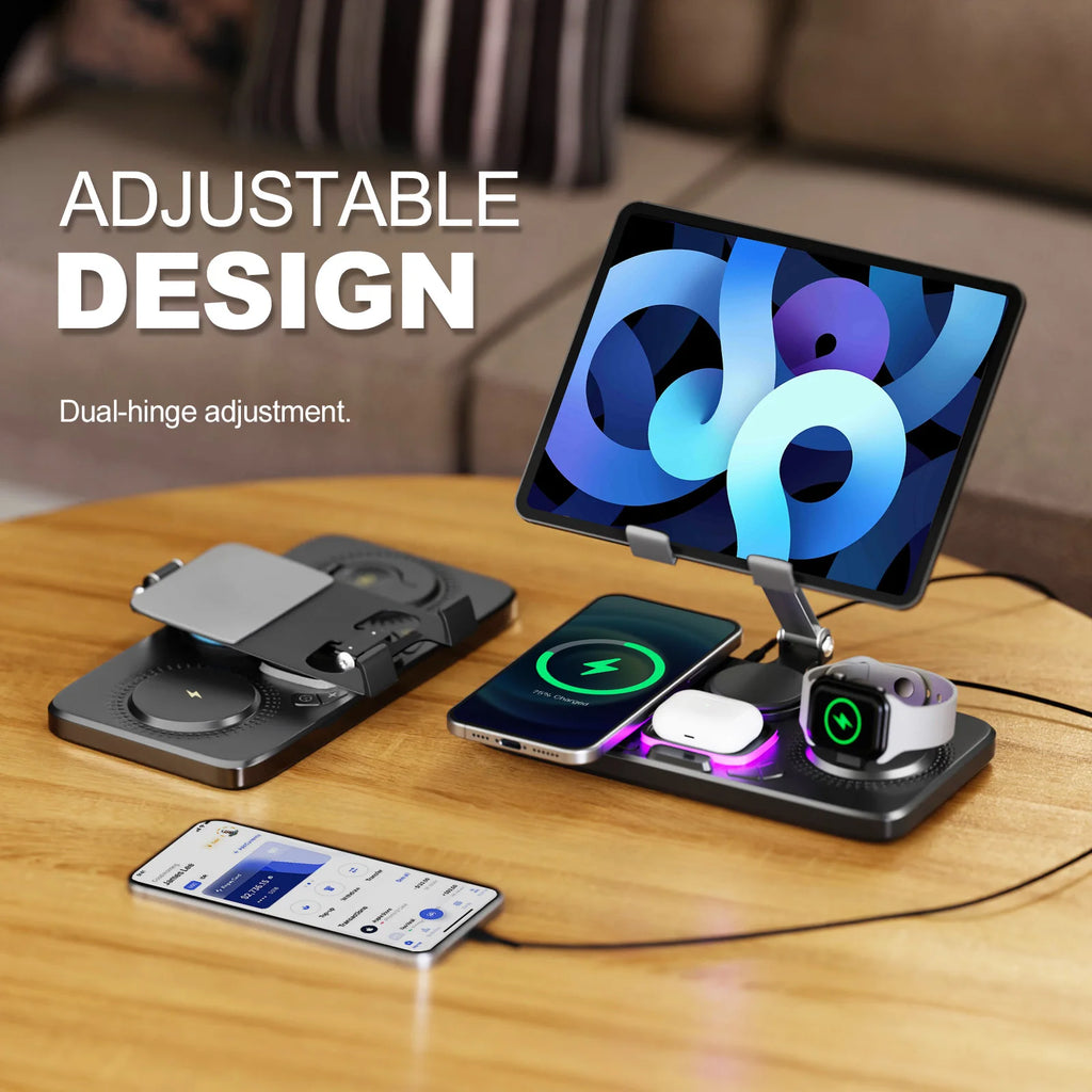 7 in 1 Wireless Charger Station