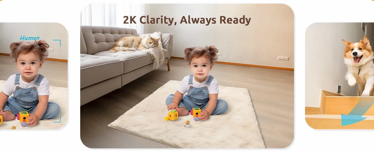 2K Indoor Security Camera