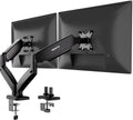 Dual Monitor Desk Mount with Full Motion Gas Spring Arms