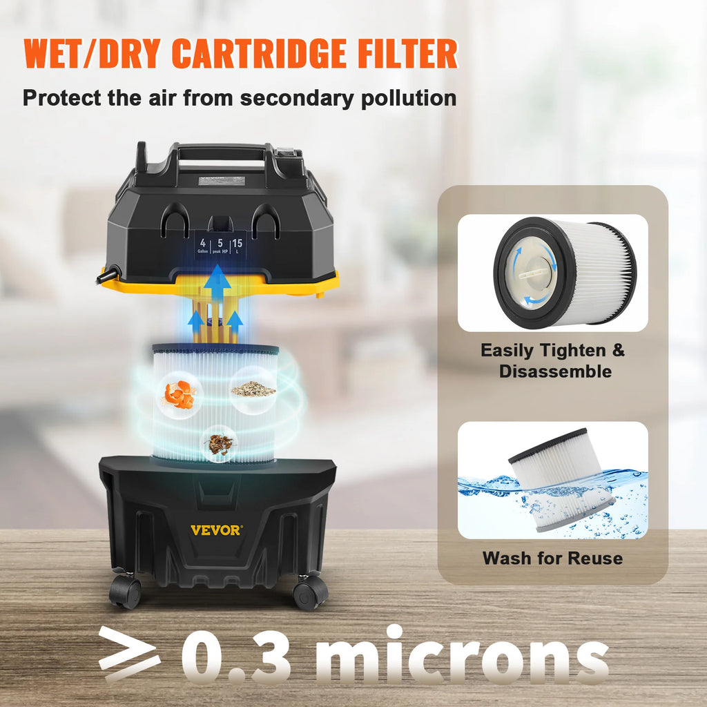 Portable Wet/Dry Vacuum Cleaner