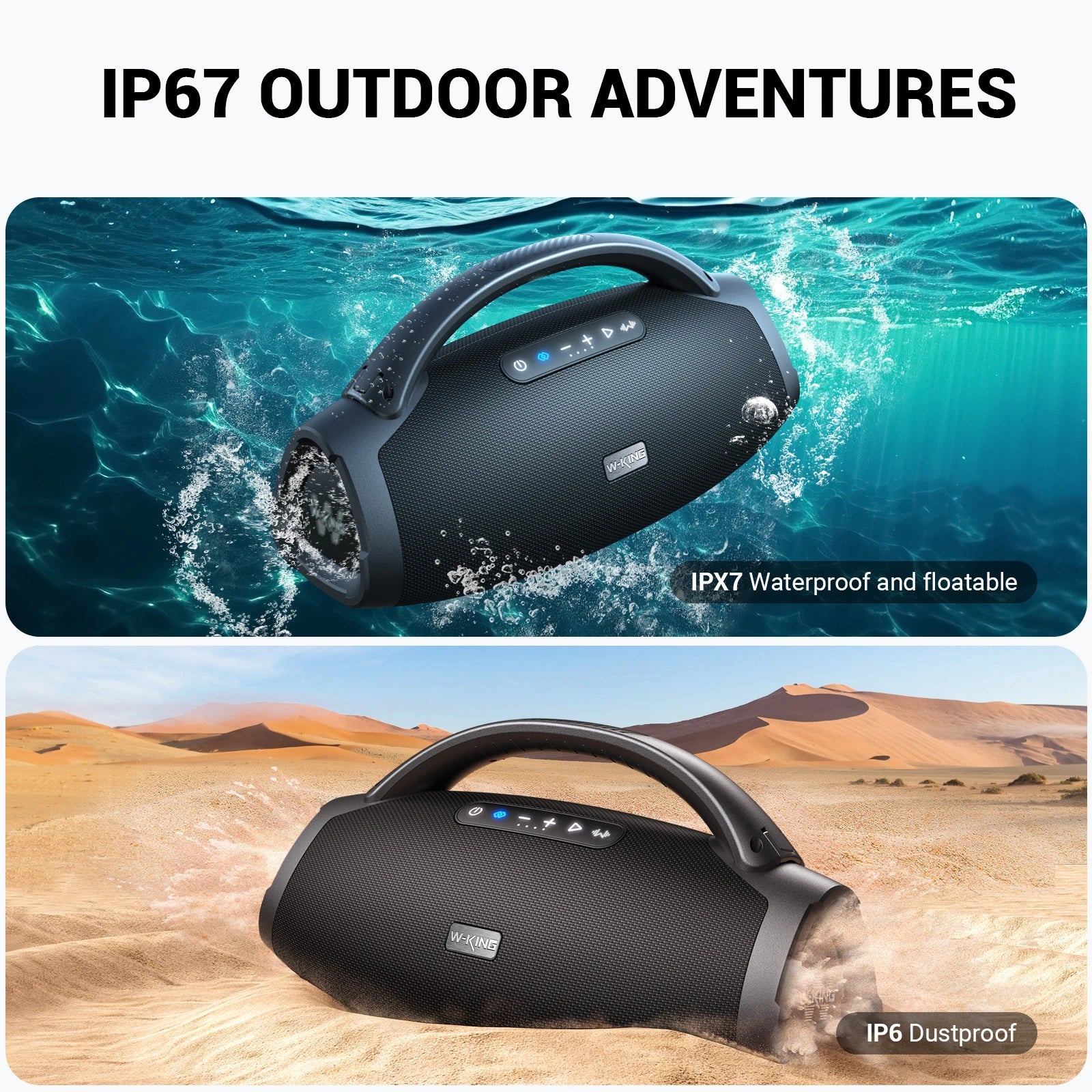 Portable Waterproof Bluetooth Speakers