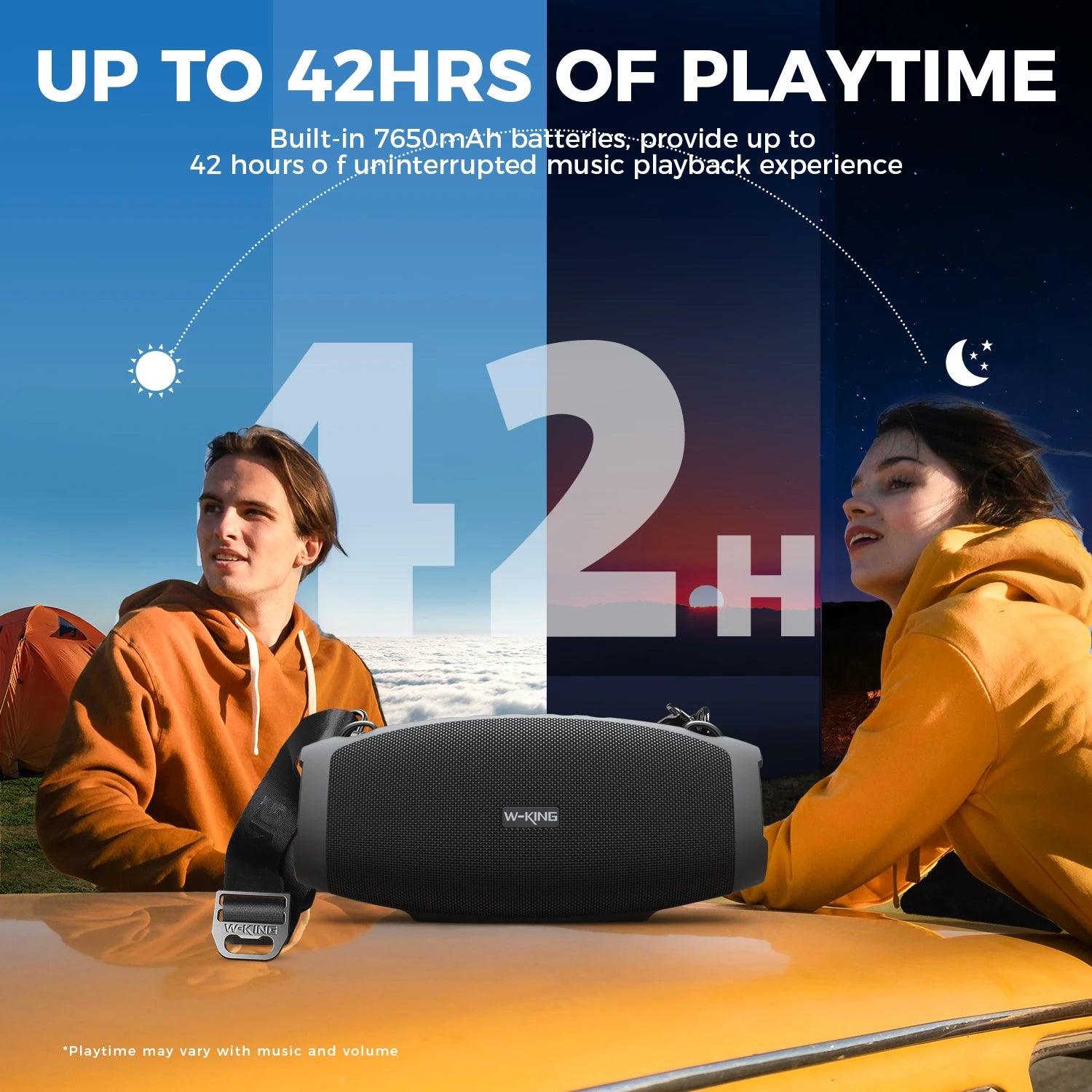 Waterproof Portable Bluetooth Subwoofer Speaker