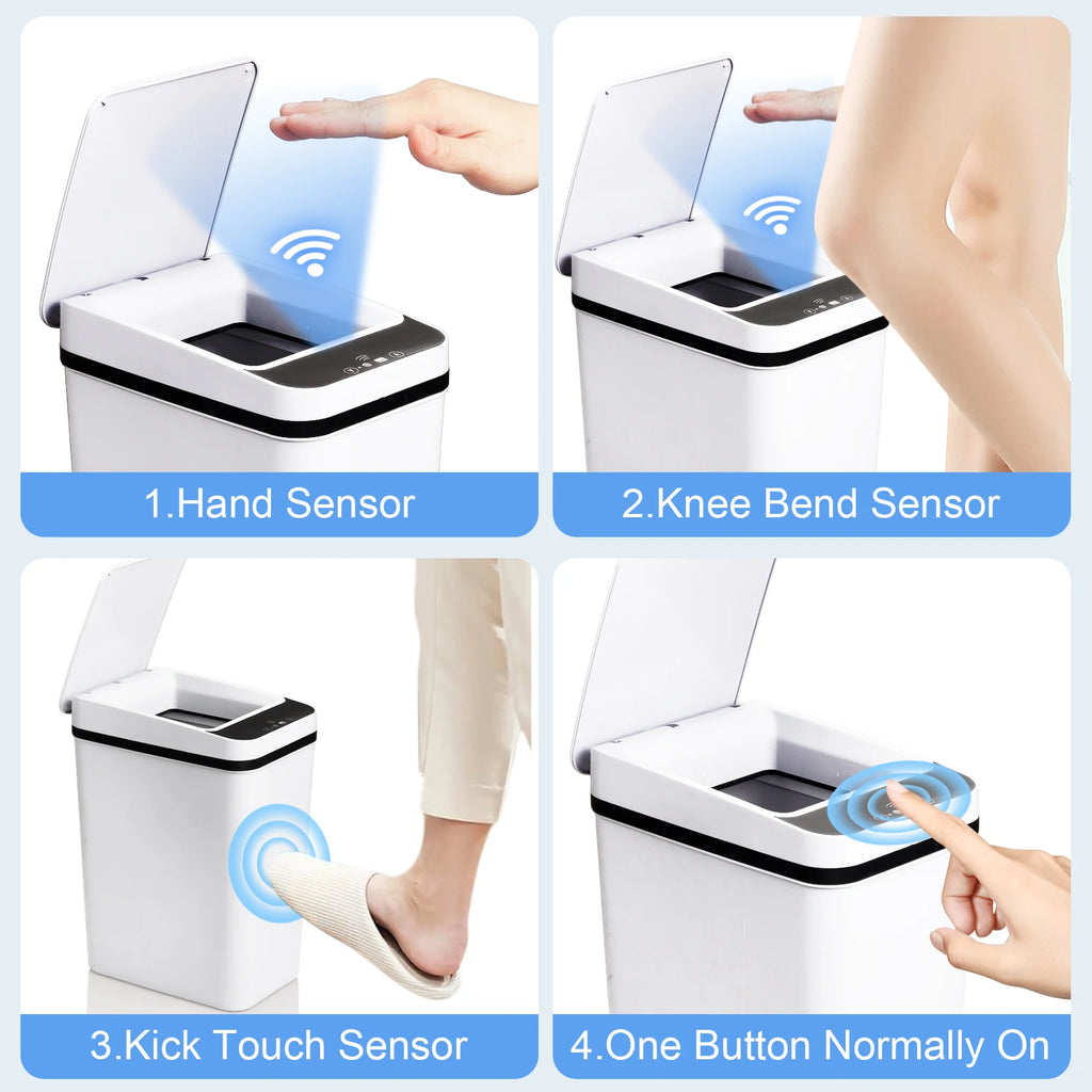 Automatic Touchless Motion Sensor Trash Cans