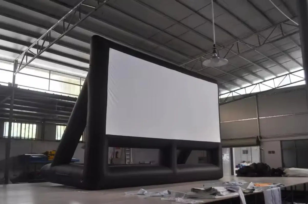 30ft Giant Inflatable Screen Inflatable Outdoor Cinema For Evening Backyard Pool Fun