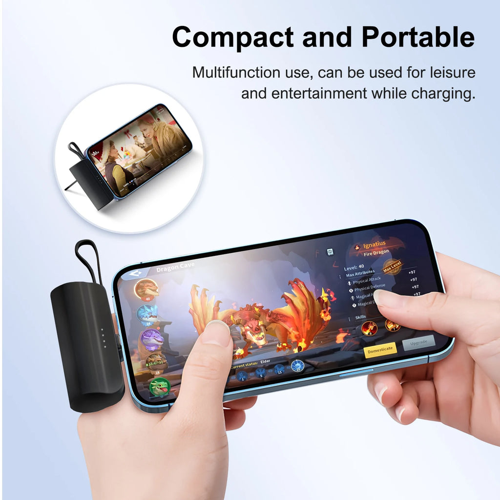 Mini Capsule Phone Charger