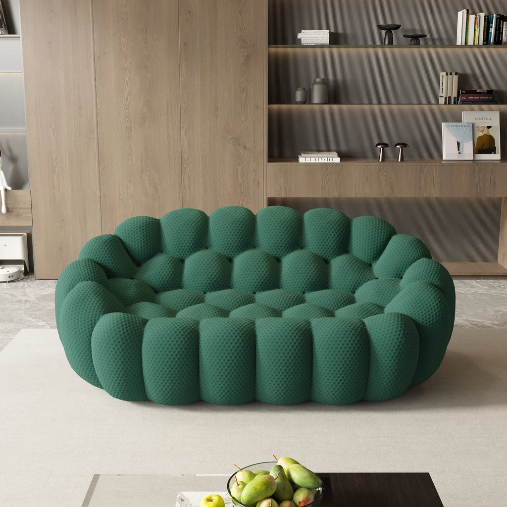 Modern Curved Boneless Sofa