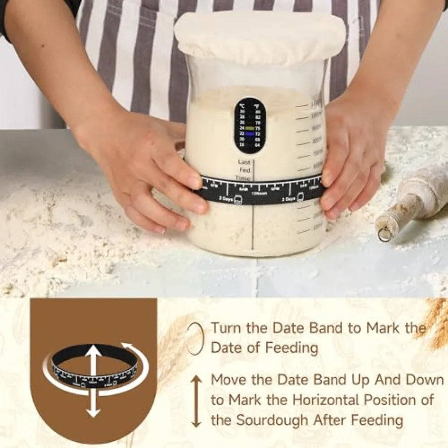 50oz Large Capacity Pro Sourdough Starter Kit