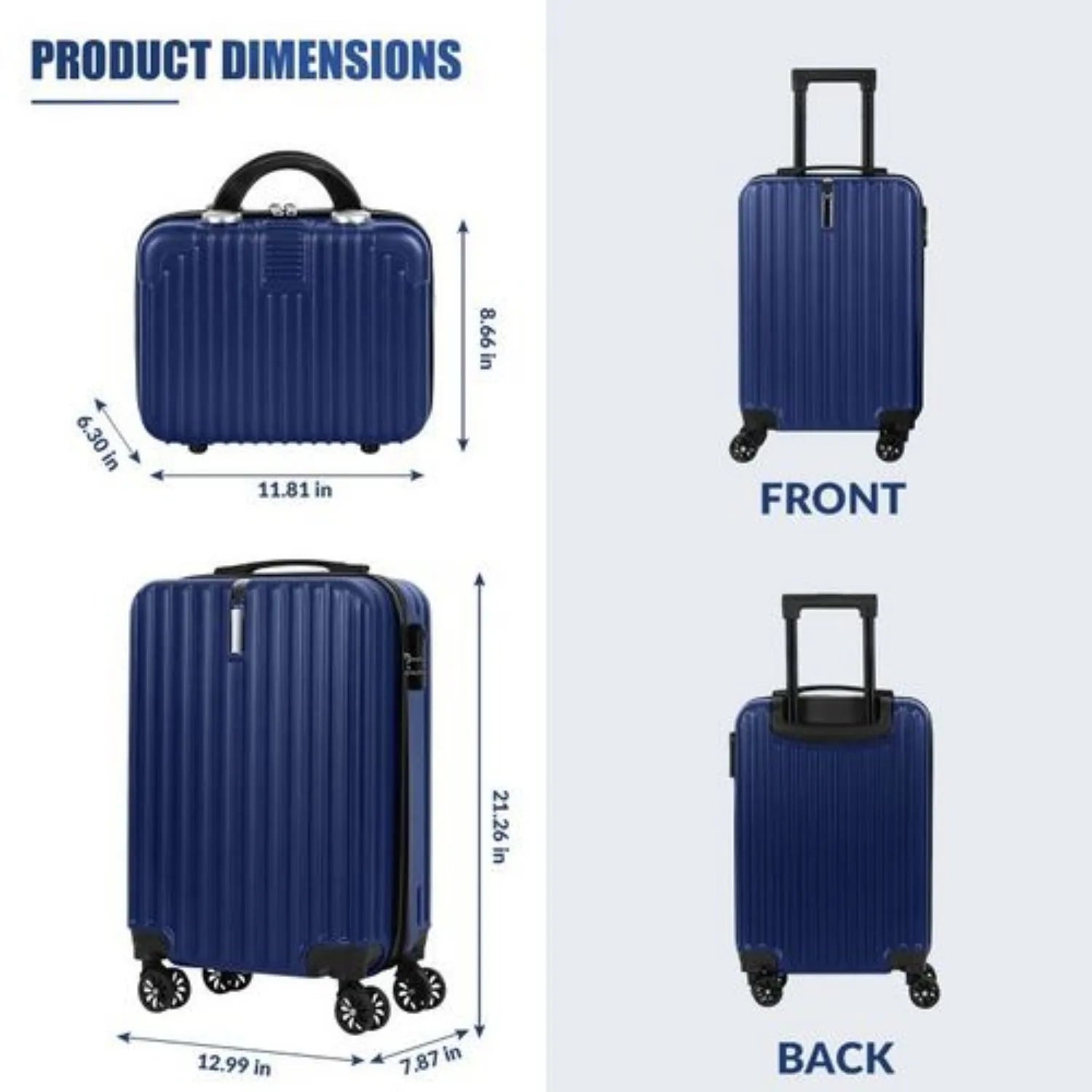 2-Piece Hardshell Luggage Set