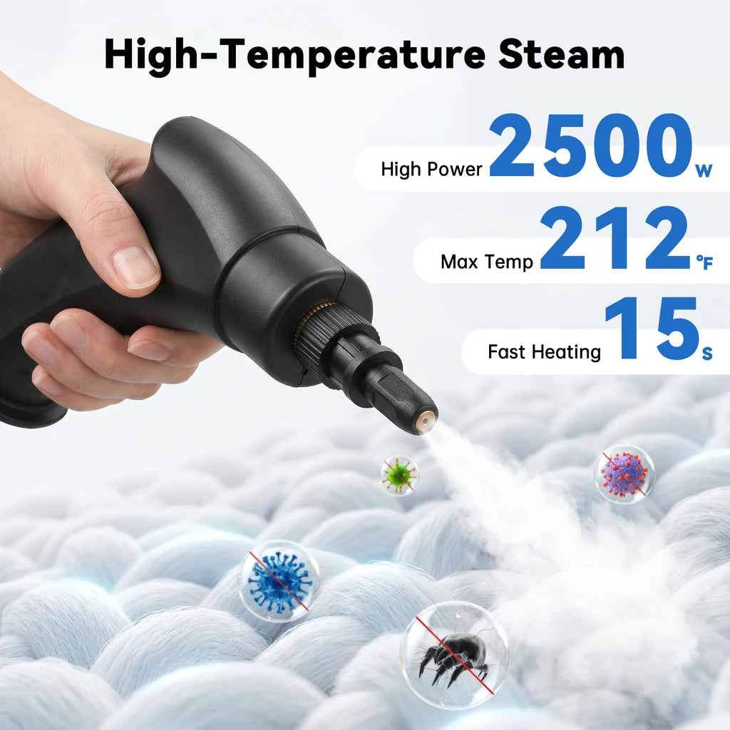 2500W High-Temperature Handheld Steam Cleaner (110V)