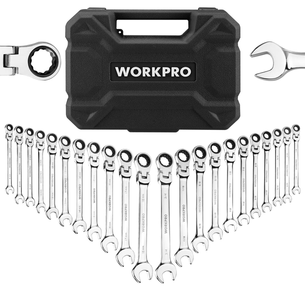 21pc Ratcheting Wrench Set