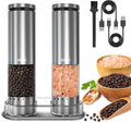 Rechargeable Electric Salt and Pepper Grinder Set