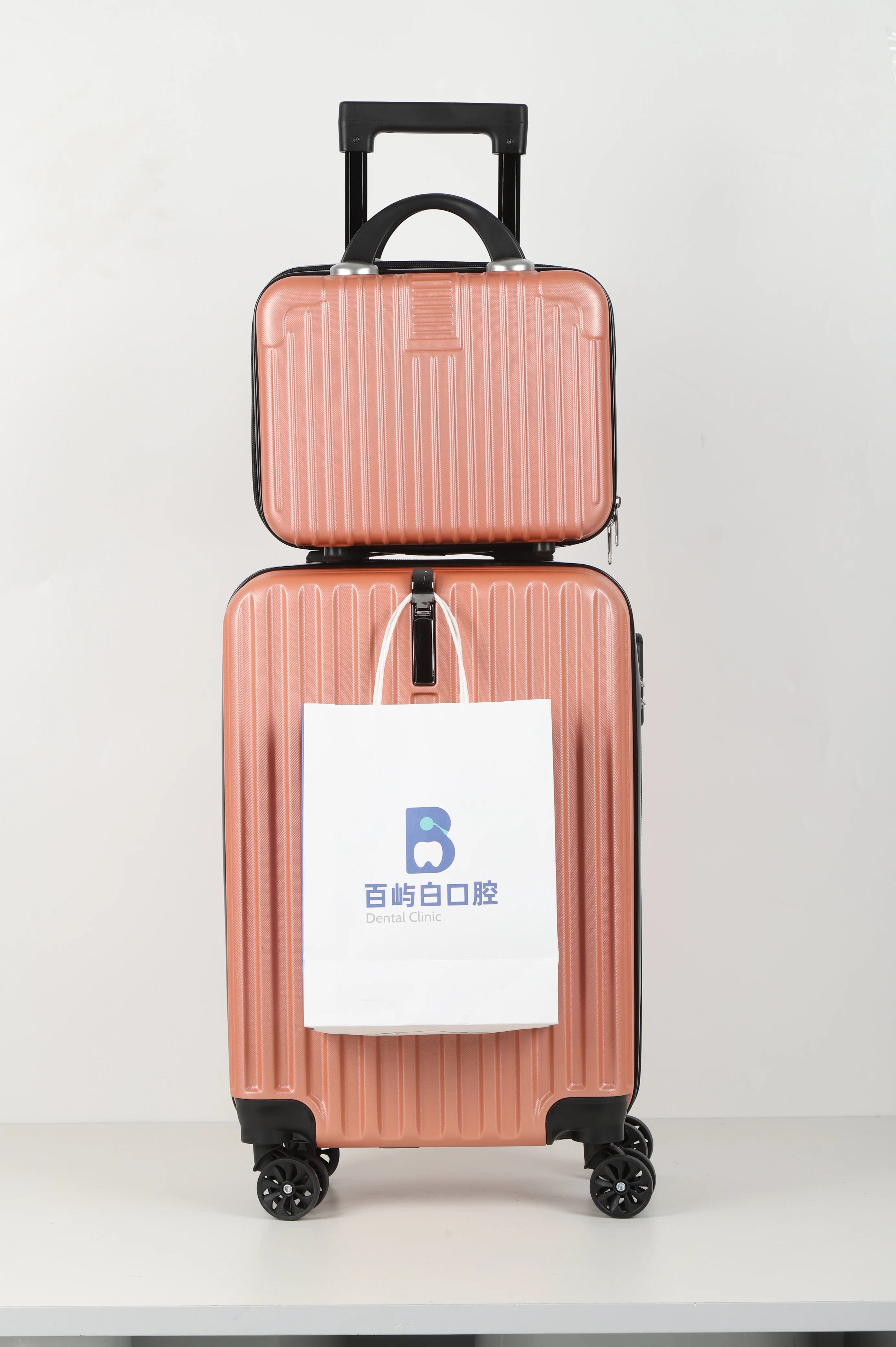 2-piece luggage set with carry-on travel bag