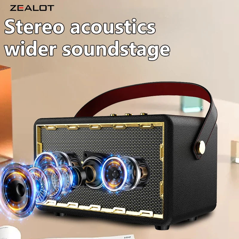 Portable 60W Wireless 4 Subwoofer Speaker Surge Bass 3D Surround Sound