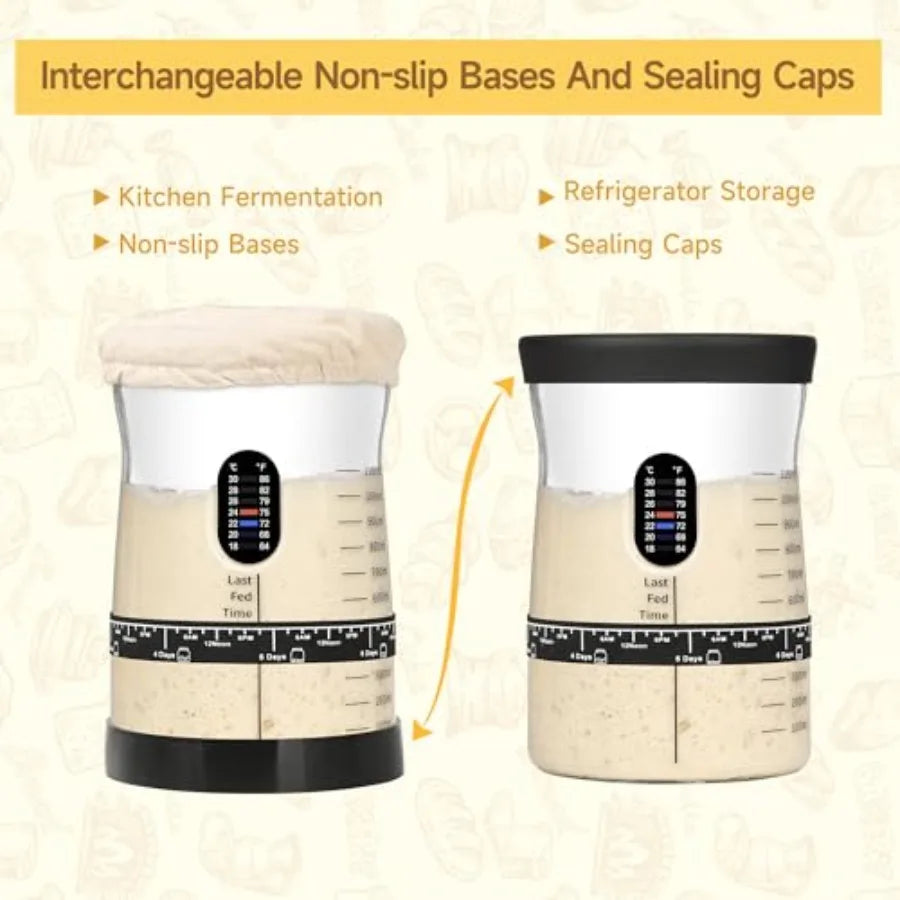 50oz Large Capacity Pro Sourdough Starter Kit