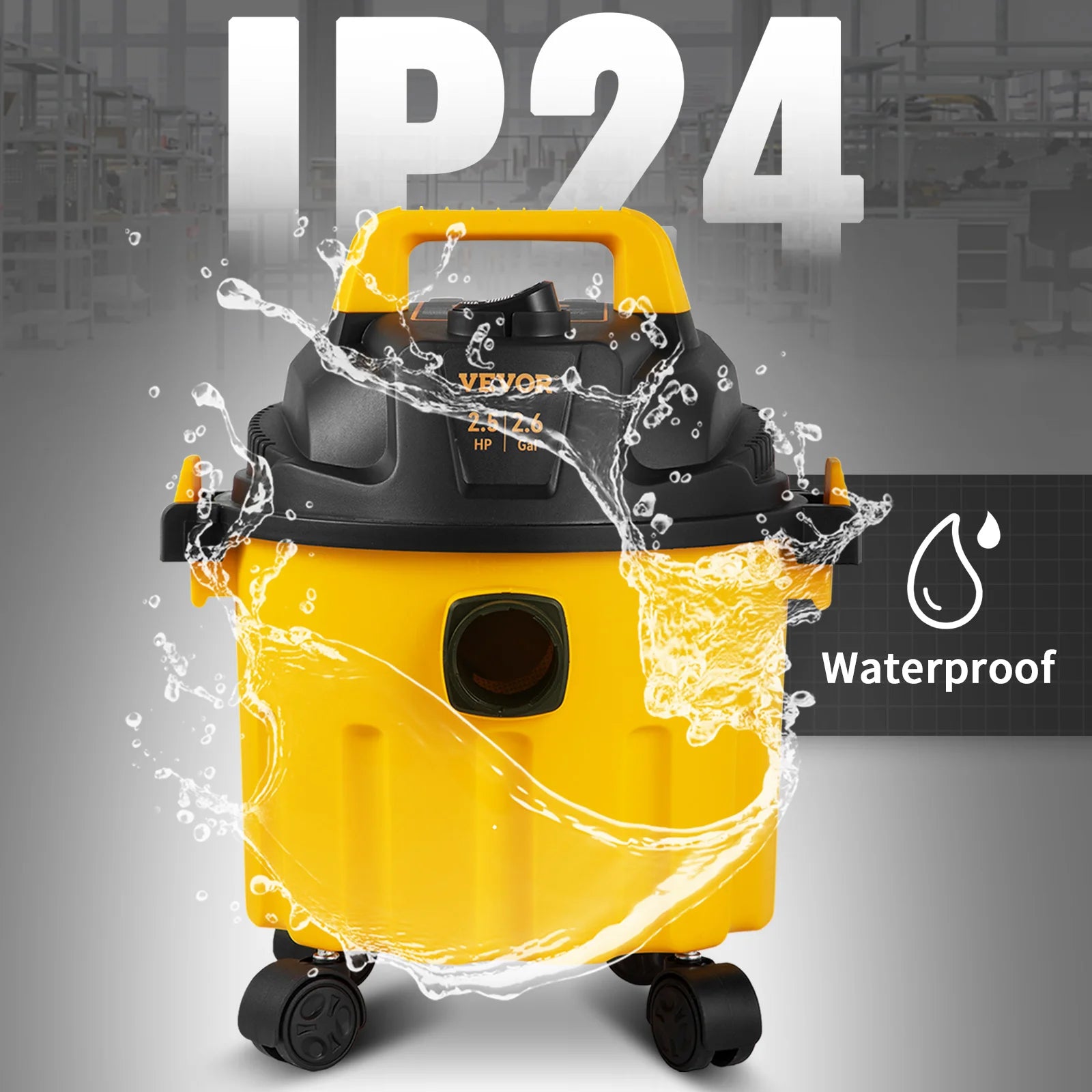 2.6 Gallon Wet/Dry Vac