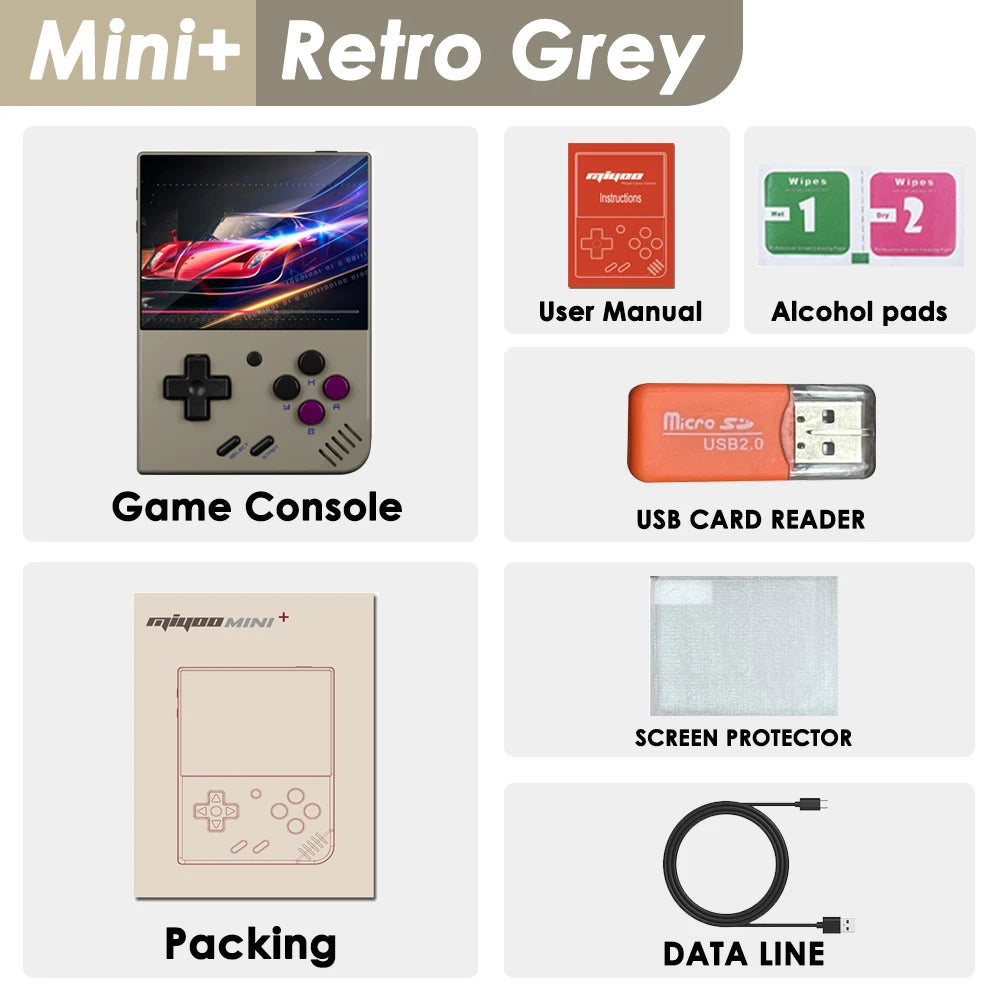 MIYOO Mini Plus Retro Handheld Game Console - Linux System