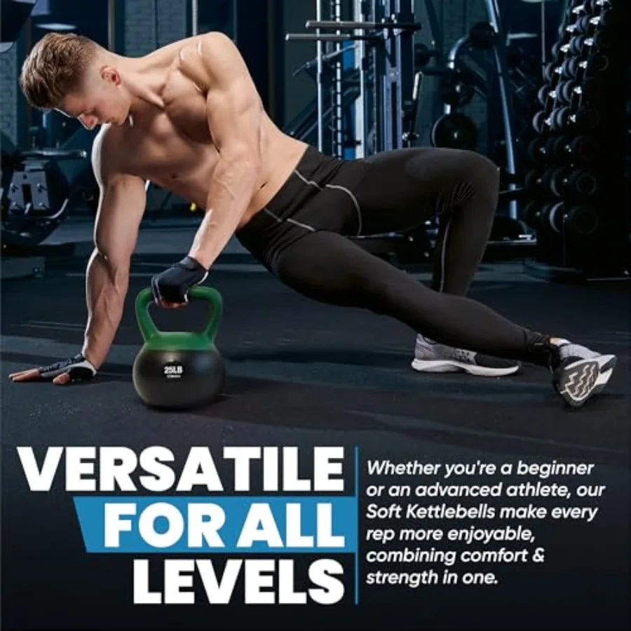 Premium Soft Kettlebell Set | Sea & Iron Sand Filled Ergonomic Weights