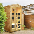 Outdoor Infrared Sauna for Two – Relaxing Private Cabin with Heating Panels