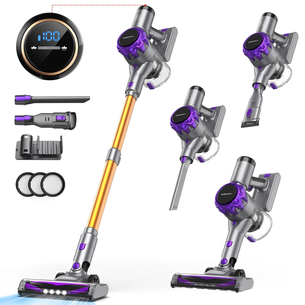 Cordless Vacuum Cleaner for Pet Hair & Carpet