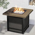 Grand Patio Outdoor Gas Fire Pit Table – 43-inch 50,000 BTU Rectangle Propane Firepit with Ceramic Tile Top