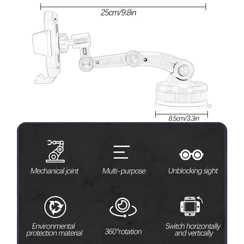 360 Rotation Universal Cell Phone Holder