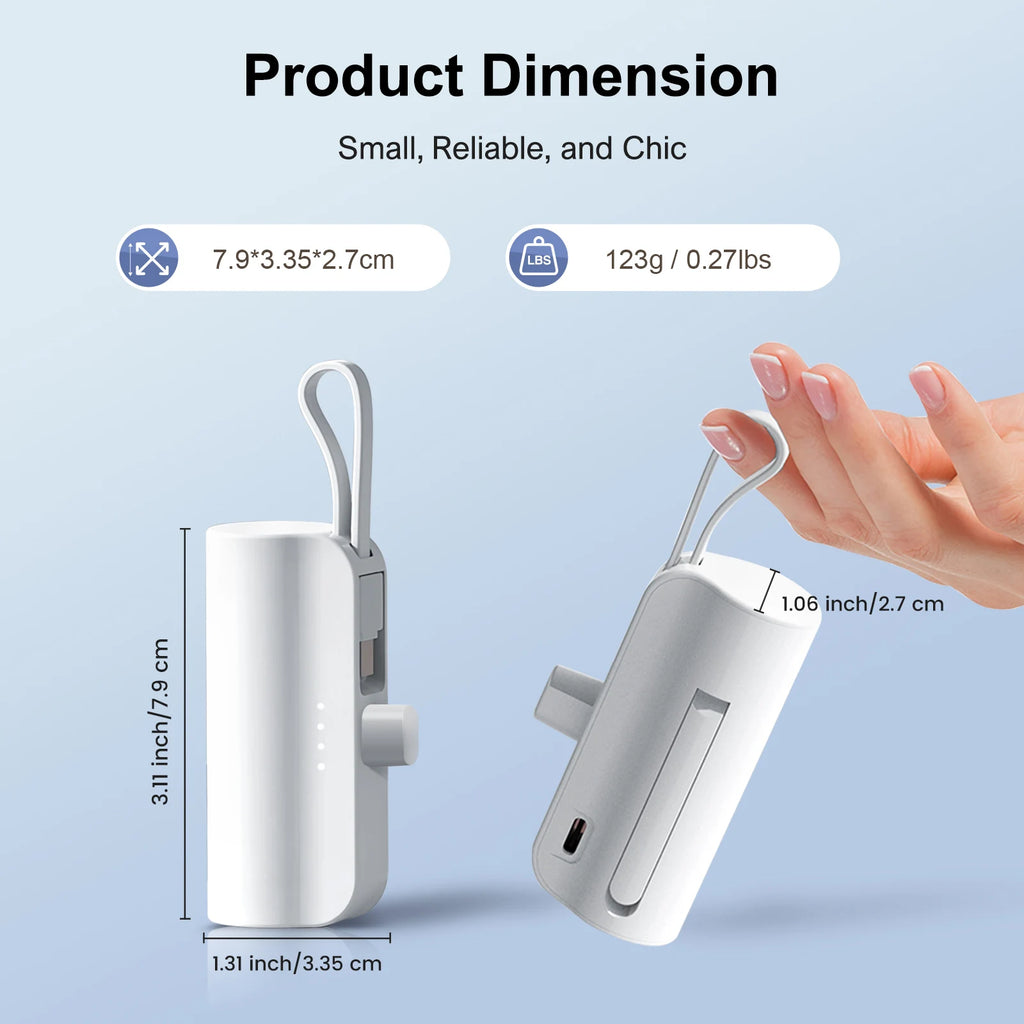 Mini Capsule Phone Charger