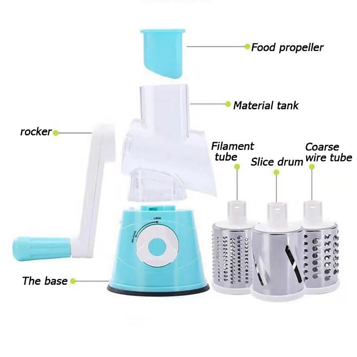 Multifunctional Vegetable Slicer Shredder Cutter Chopper Tool